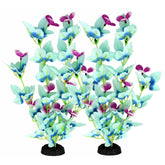 DVHEY silk aquarium plant 16inch showcases natural greenery for a calming betta habitat.
