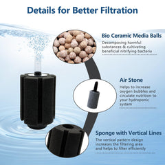 DVHEY air stone bubble diffuser delivering quiet aeration for calm aquarium environments