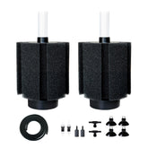 DVHEY sponge filter unit provides powerful filtration for large 60-70 gallon tanks.
