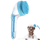 DVHNMK pet bath brush ergonomic-handle enables comfortable grooming and soothing massage