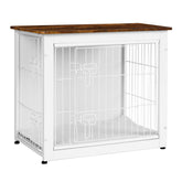 Dwanton dog crate furniture double doors enable easy access and clean integration.