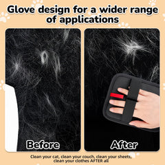 DWJDWJ pet hair remover glove cleans clothes with a single pass.