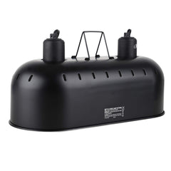 DXOPHIEX 15inch dual-reptile-light-fixture overview for efficient basking