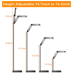 DXOVEEN reptile lamp stand height range demonstrates flexible positioning for terrariums