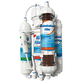 DYLSDFQ 4-stage RO/DI system front view for compact aquarium filtration