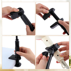 DYNWAVE dog hair dryer stand table-clamp fit supports desks 1-8 cm thick.