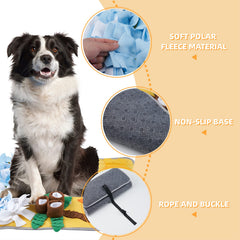DyPinYise snuffle mat starfish sounds provide entertaining cues to keep dogs relaxed.