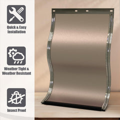 E-SDS PAC11-11038 durable materials texture highlighting BPA-free, weather-resistant flap.