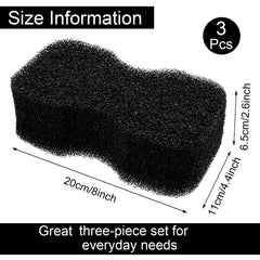 Eaasty soft-grip horse groomer sponge close-up—gentle on skin, easy to hold during washing.
