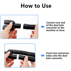 Eadabok reptile fogger extension-tube suction-cup mount for secure placement.