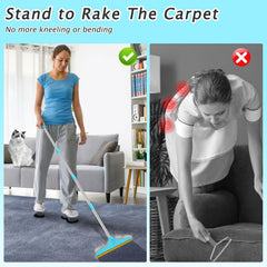 Eaersan metal teeth durability highlights long-lasting cleaning performance on carpets.