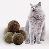 Eaireys catnip ball closeup shows natural play for indoor cats and relief