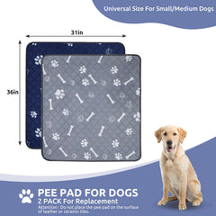 EAROND pad with non-slip backing keeps in place on floors