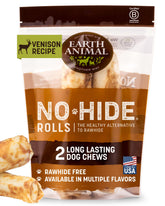 Earth Animal No Hide venison roll pack for medium dogs