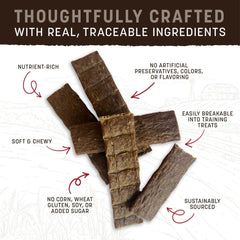 Earth Animal Wisdom air-dried jerky small-batch process highlights careful making