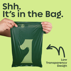 &earth extra-thick poop bags for confident pickup after large dogs.