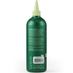 Earth Rated argan oil soothing formula shown on pet fur close-up.