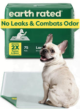 Earth Rated Max Absorbency pad front view shows large 22x23 inch coverage for training.