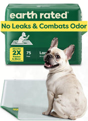 Earth Rated Max Absorbency pad front view shows large 22x23 inch coverage for training.