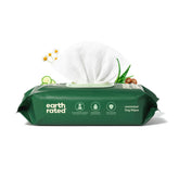 Earth Rated Pet Wipes packaging unscented for dogs and cats keeps care simple