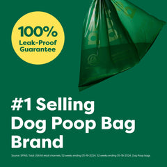 Earth Rated unscented poop bags in 9x13 for clean odor-free cleanup