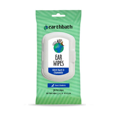 Earthbath Dog Ear Wipes pack shot showing convenient ear care for pets.