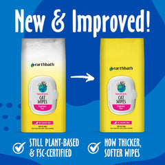 earthbath hypo-allergenic grooming-wipes dogs paws use, clean and refresh between baths.