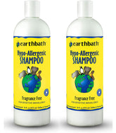 Earthbath hypoallergenic dog shampoo fragrance-free bottle for sensitive skin baths