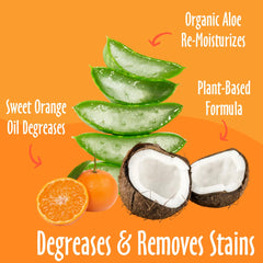 Earthbath Sweet Orange Dirty Dog Shampoo lather closeup showing gentle plant based cleansing