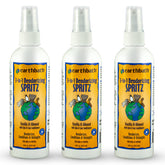 earthbath Vanilla & Almond deodorizing spray bottle supports fresh-smelling dogs