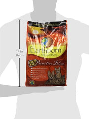 Earthborn Holistic Primitive Feline serving bowl with kibble ready to serve, enticing texture