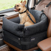 EastBLUE Dog Booster Car Seat elevates small dogs for an outside view during rides