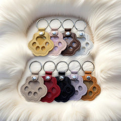 Easyoyo pet fur storage keychain 3D paw offers a tactile, cherished memory on keys.