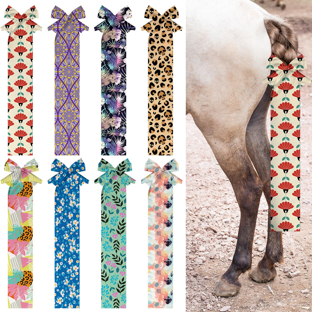 Eccliy horse tail bag eight-designs collection protects ponytail while adding fashion