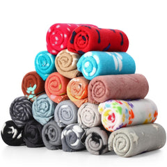 Eccliy puppy blanket with 20 styles, cozy patterns for pets.