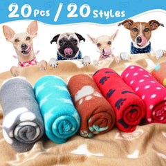 Eccliy puppy blanket on couch protecting furniture from hair and scratches.