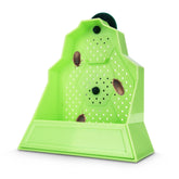 Eckpo Reptile anti-escape feeding bowl wall-mounted closeup showing secure suction for terrariums.