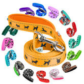 EcoBark Dog Leash in yellow with padded handle for comfortable daily walks.