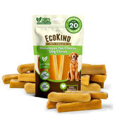 EcoKind Himalayan Chews pack of 20 odorless long-lasting dog treats