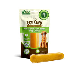 EcoKind Premium Gold Yak Cheese Chew large-pack shot for large dogs, long-lasting snack