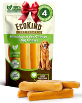 EcoKind Premium Gold Yak Chews pack — long-lasting large-breed chew.
