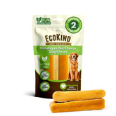 EcoKind Premium Gold Yak Chews pack shows long-lasting chew for large breeds.