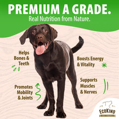 EcoKind Smoked Elk Antler Chew exposed smoked marrow detail emphasizes flavor