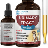 EDUZEBRA urinary tract drops bottle supports daily urinary health.