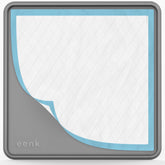 eenk pee-pad tray holder with raised lip keeps pads secure and spills contained