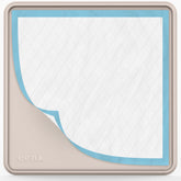 eenk pee pad tray top view highlights raised lip for spill containment and quick cleaning.