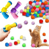 Eerrhhaq cat toy launcher set for interactive play with two launchers