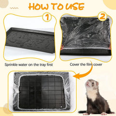 EFWEL disposable pet liner simplifies cleanup after meals and playtime.