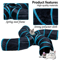 EGETOTA S4 cat tunnel four-way design with versatile routes