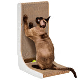 EHEYCIGA cat scratcher 19inch L-shape protects furniture during scratching